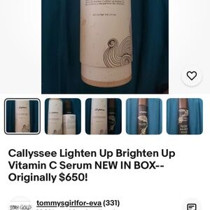 Coffee, vitamin C serum